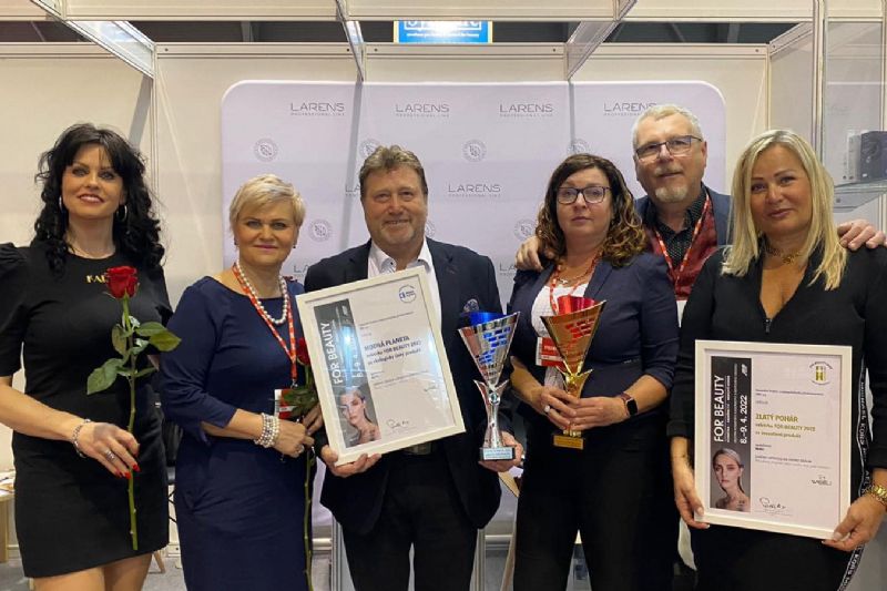 Značky Larens a Larens Colour získaly během veletrhu FOR BEAUTY 2022 dvě exkluzivní ocenění!