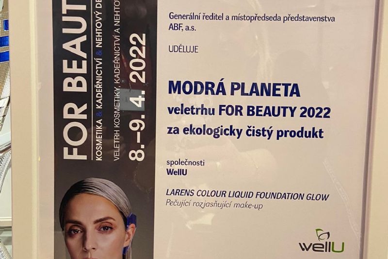 Značky Larens a Larens Colour získaly během veletrhu FOR BEAUTY 2022 dvě exkluzivní ocenění!