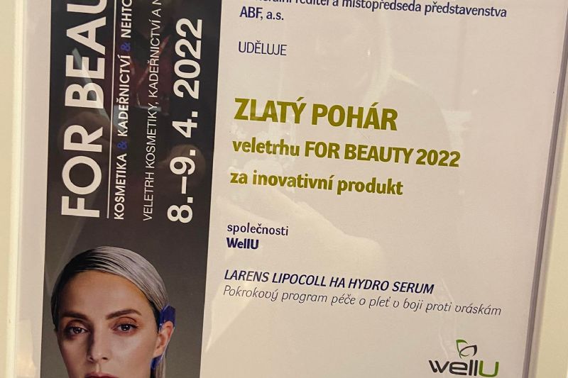 Značky Larens a Larens Colour získaly během veletrhu FOR BEAUTY 2022 dvě exkluzivní ocenění!